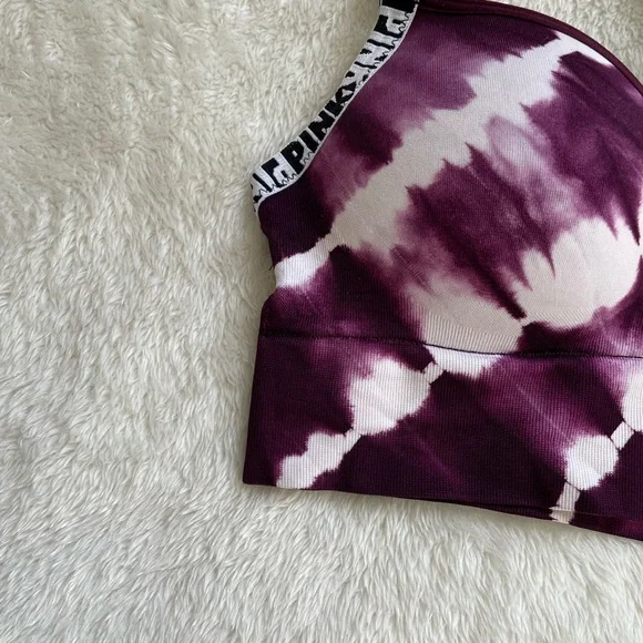 - VS Pink purple tie dye sports bra. - Picture 3 of 4